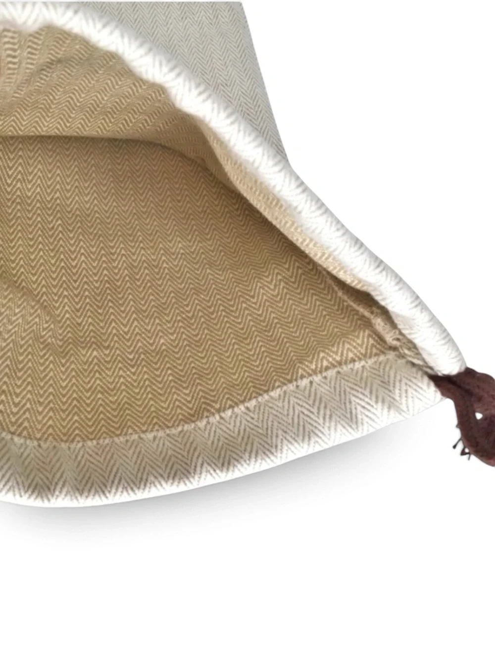 Hermès Herringbone Dust Bag – Accessory & Small Leather Goods Size – Like New